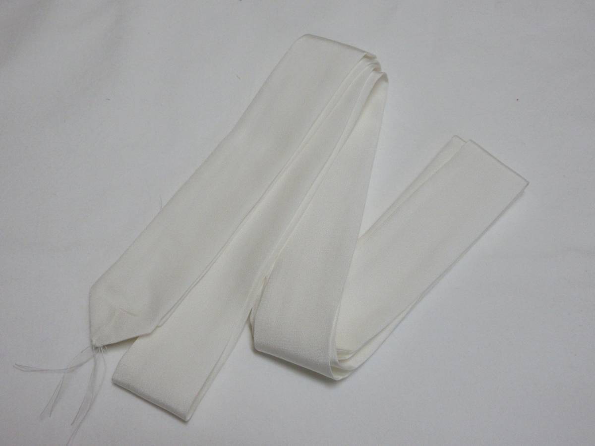  Hidesho * number limitation handmade silk small of the back cord white small of the back cord 2.3m