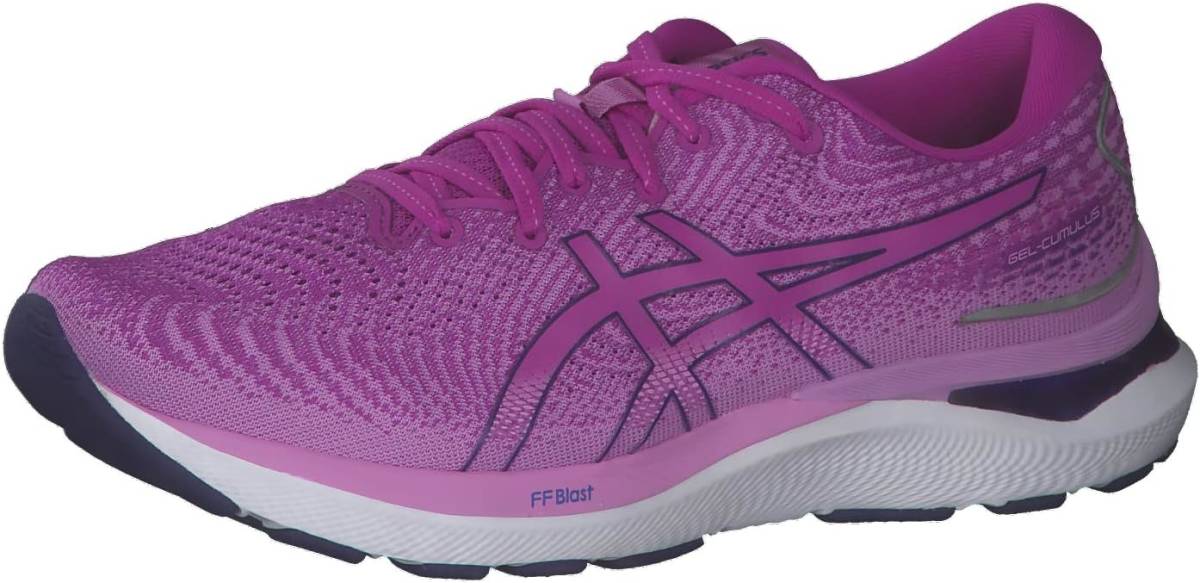 ASICSアシックスランニングシューズ GEL-CUMULUS 24 レディース23.5cm 500(オーキッド/ダイブブルー)_画像1