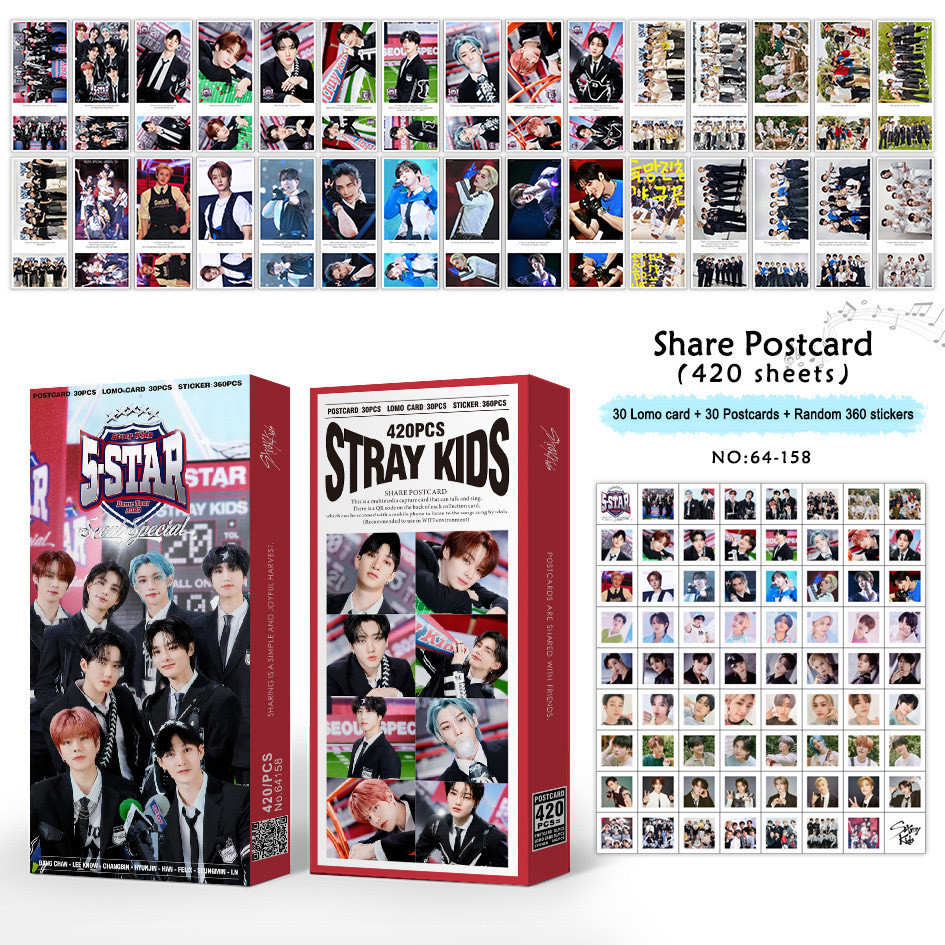 Stray Kids /ストレイキッズ☆ポスカ＆カード＆シール♪BOX 420ピースset_画像1