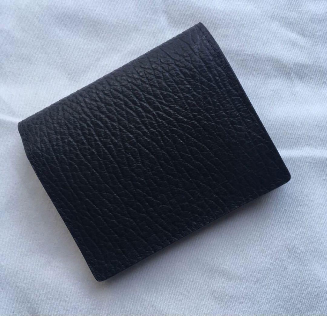 新品未使用 Maison Margiela メゾンマルジェラ 二つ折り財布ブラック 財布 /_画像2