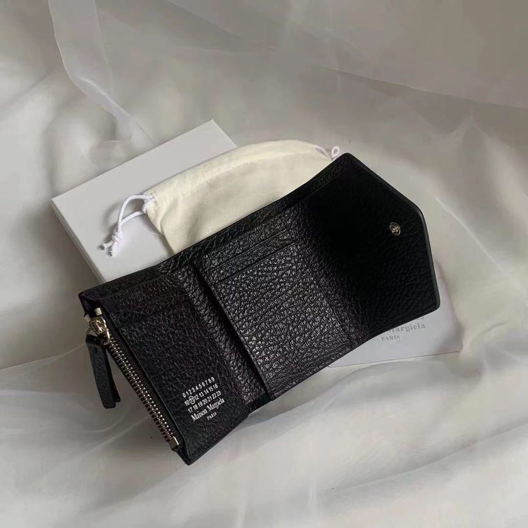 Maison Margiela メゾンマルジェラ 三つ折り財布 ブラック 未使用/新品#101_画像5