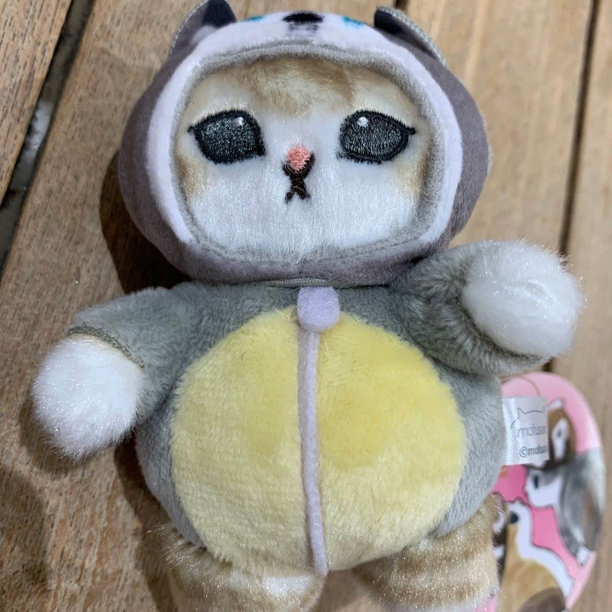 *プライズ品* mofusand あったかパジャマにゃん マスコットぬいぐるみ オオカミのパジャマ モフサンド