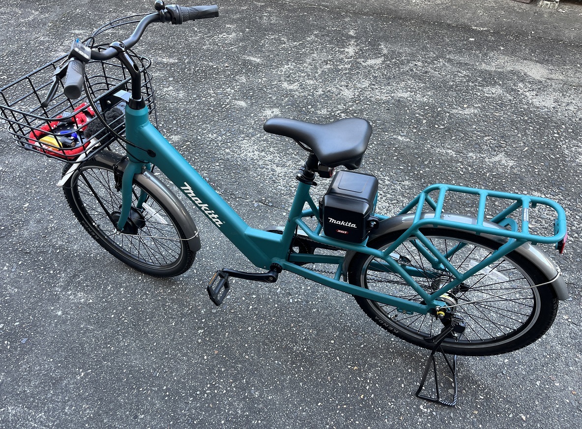 マキタ電動アシスト自転車BY001GZ バッテリー&充電器付属(配達 マキタ電動アシスト自転車BY001GZ バッテリー&充電器付属(配達