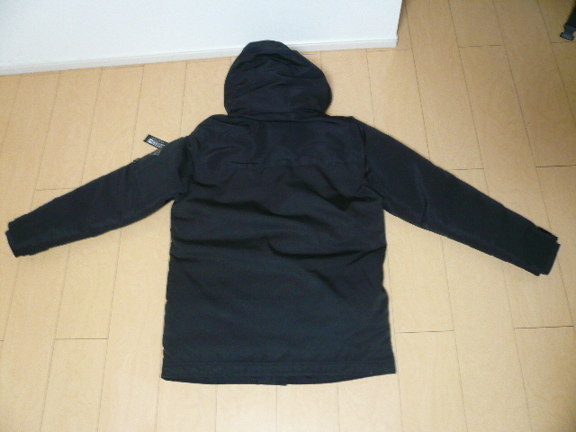 HOLLISTER ホリスター ジャケット ダウン ブラック サイズ：M（日本サイズ：L相当）_画像10