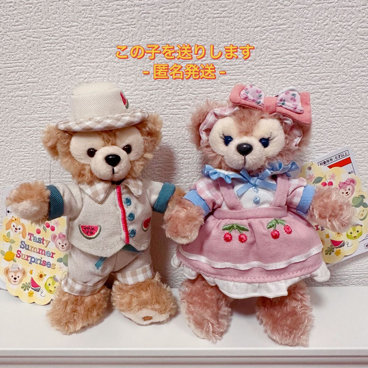 半額SALE★ テイスティーサマーサプライズ シェリーメイ& ダッフィー キーホルダー・アクリルキーホルダー