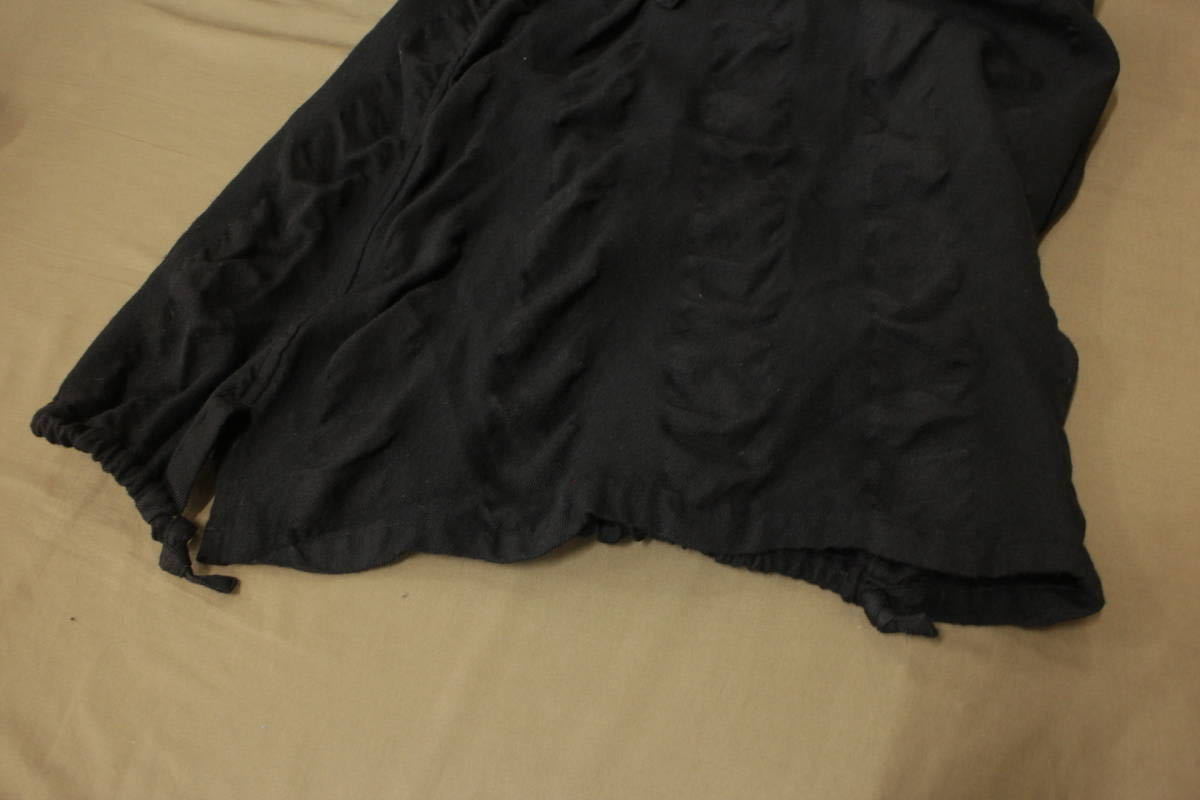 Y's ワイズ Yohji Yamamoto ドレープ ジャケット スカート セットアップ 黒 2 ヨウジヤマモト_画像10
