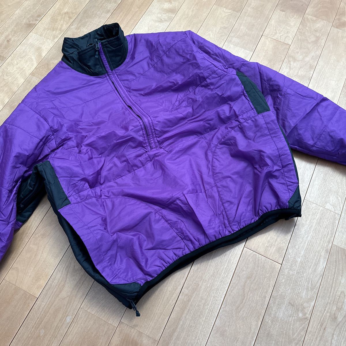 【中古美品】 DAIWA PIER39 TECH REVERSIBLE PULLOVER PUFF JACKET （Mチャコールグレー/パープル） 22AW ダイワ ピア39_画像7