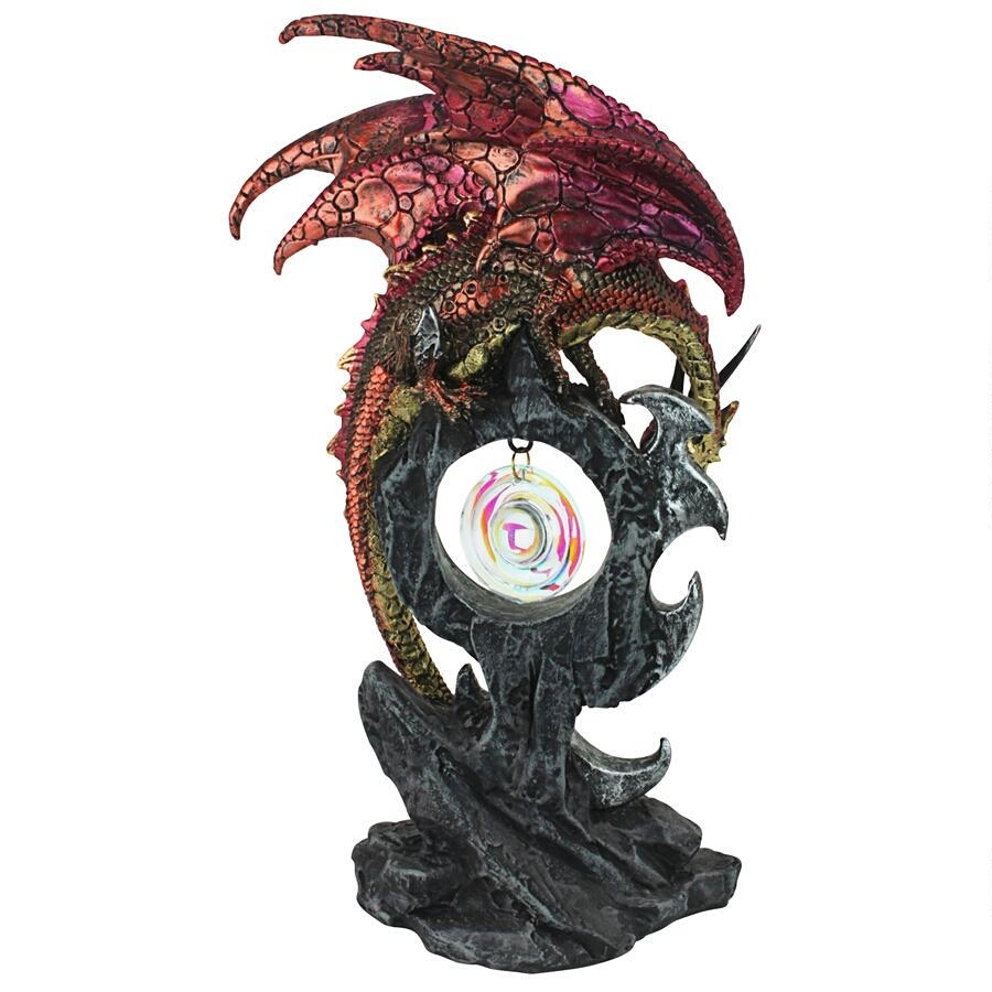 エネルギーの守護者ドラゴン　 インテリア置物雑貨ファンタジーアートドラゴン幻想的竜装飾品飾りフィギュアオブジェメタリックゴシック_画像4
