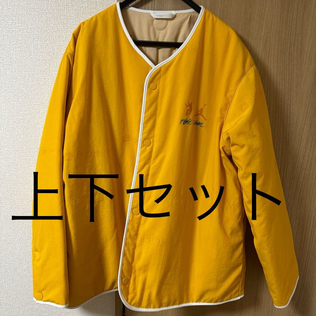 UNION × Jordan 2 Future is Now Liner Jacket Orange 上下セット