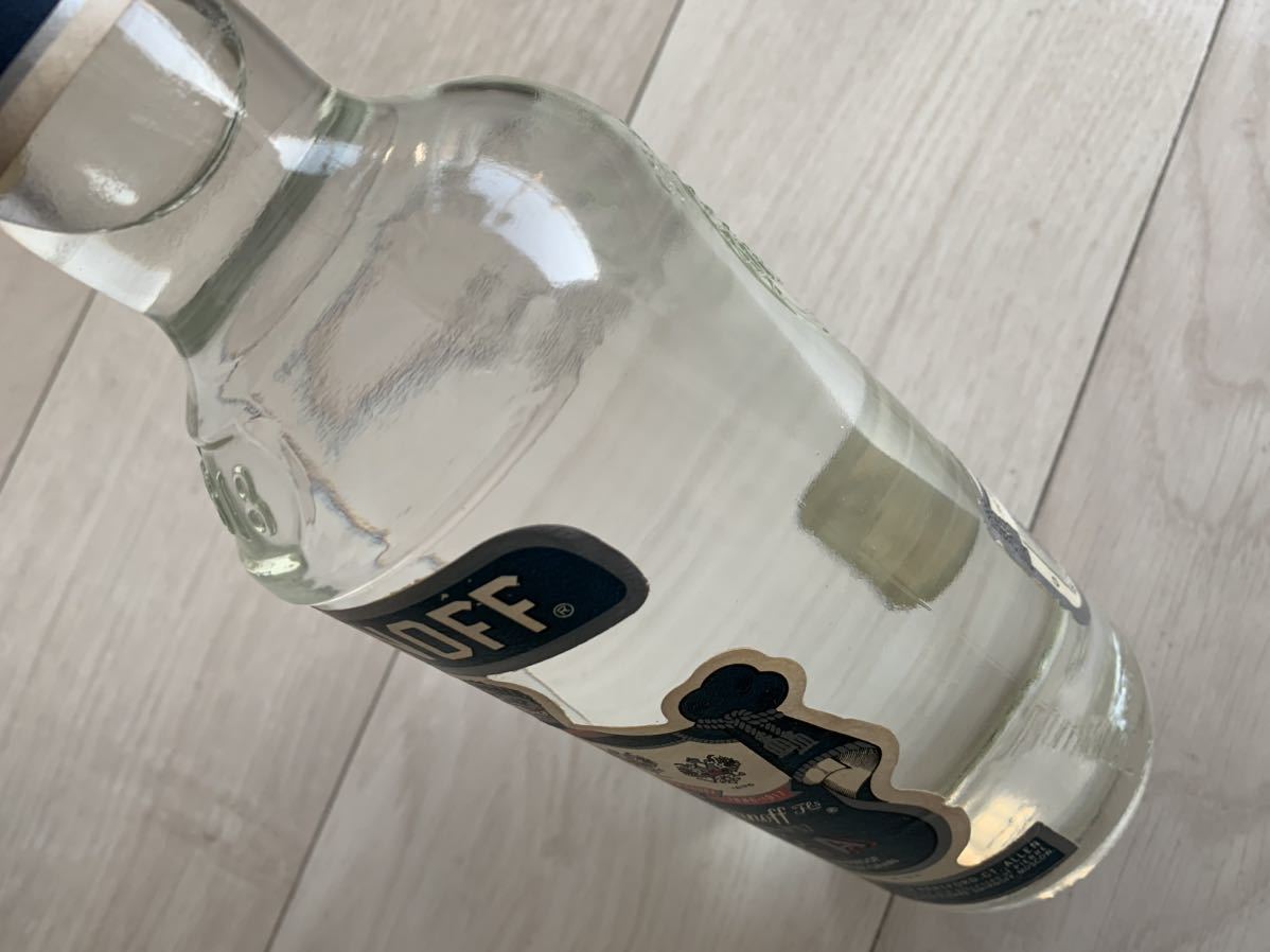 未開栓 古酒 SMIRNOFF スミノフ ＶＯＤＫＡ ウォッカ 旧ボトル 750ml 50% 箱なしの画像10