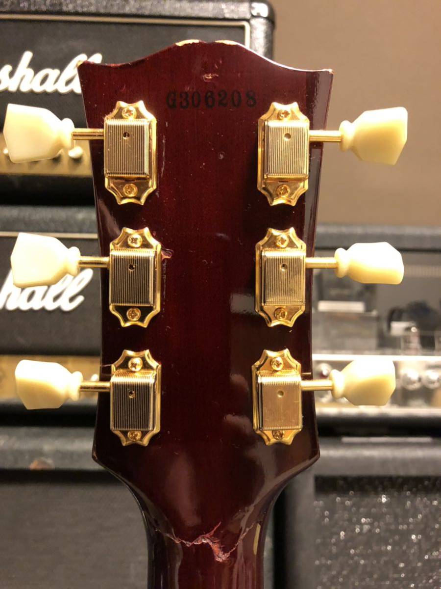 Orville by Gibson レスポールカスタム　エボニー指板　フレットエッジバインディング_画像7