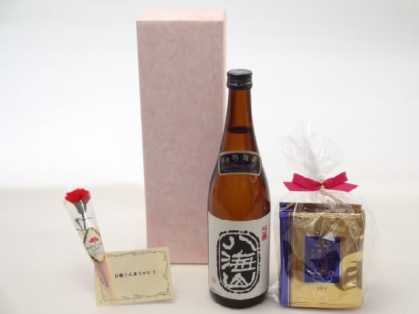  Mother's Day japan sake set .. establish ..( drip pack 5 pack )(. sea sake structure . sea mountain large ginjo 720ml( Niigata prefecture ) Mother's Day card .. san 
