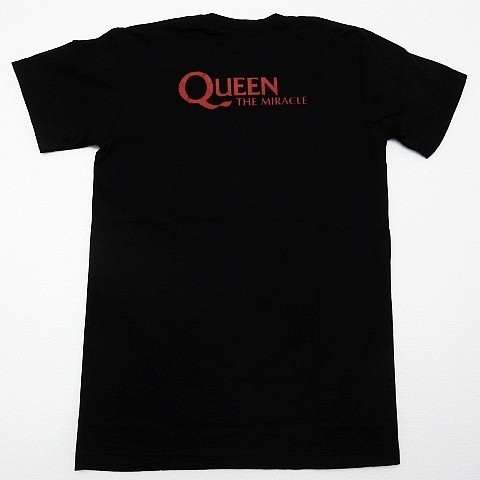 【新品】クイーン Queen 半袖 Tシャツ カットソー ロックバンド ボヘミアンラプソディー黒 ブラック メンズ Lサイズ ■管理番号LBT111_画像2