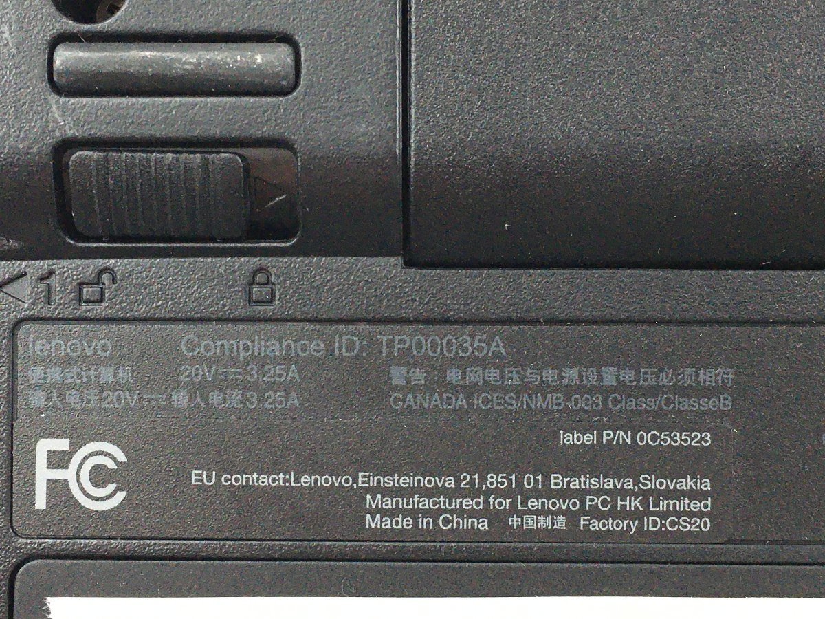 ♪▲【LENOVO レノボ】ノートPC/Core i5 3337U(第3世代)/HDD 320GB SSD 16GB 3358CTO Blanccoにて消去済み 1212 N 22_画像7