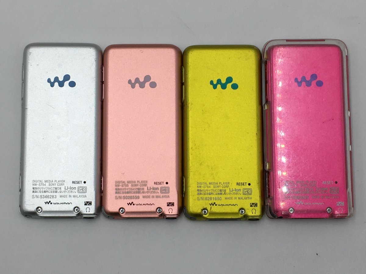 ♪▲【SONY ソニー】WALKMAN デジタルメディアプレーヤー 8 16GB 8点セット NW-S745 NW-S754 NW-S755 まとめ売り 0109 9_画像3