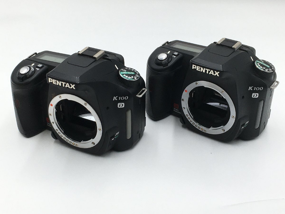 ♪▲【PENTAX ペンタックス】デジタル一眼レフカメラボディ 2点セット K100D まとめ売り品 0109 8_画像1