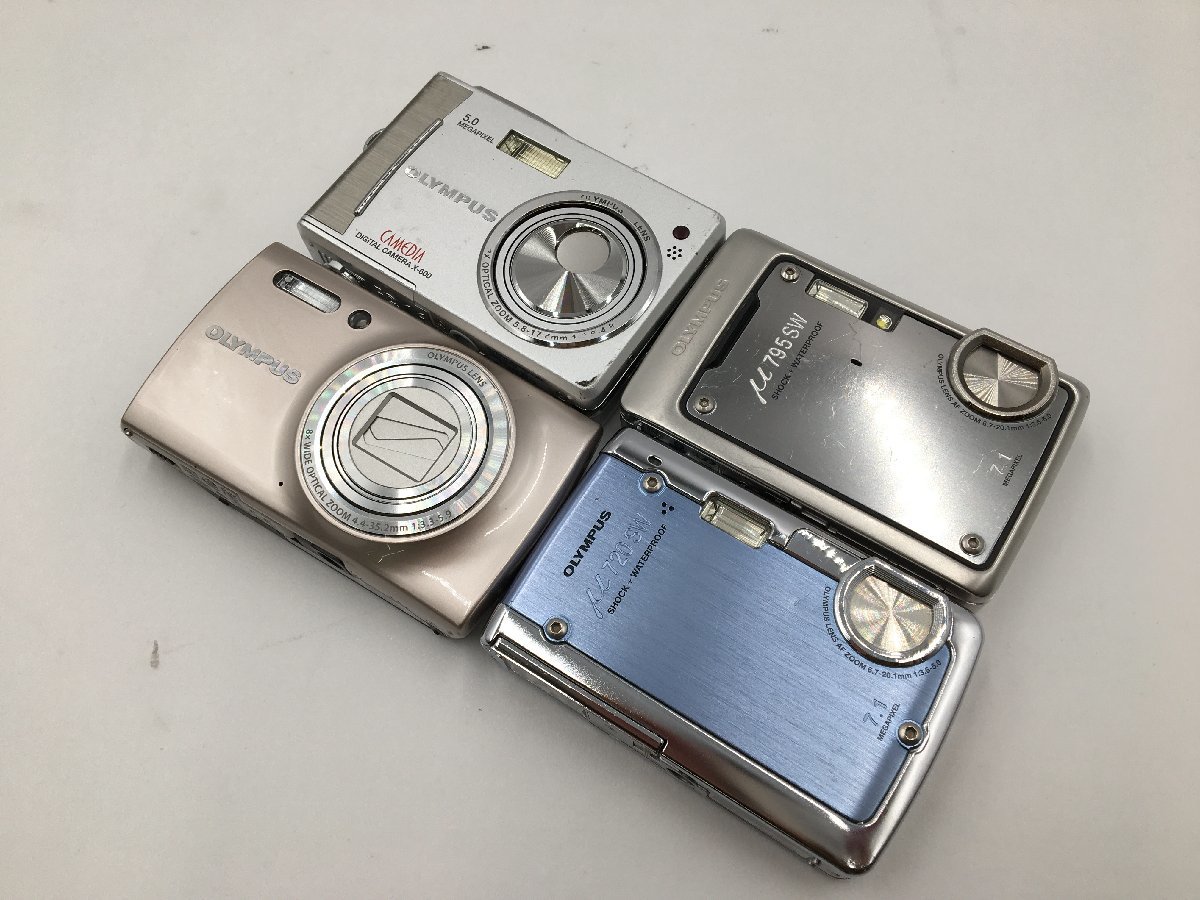 ♪▲【OLYMPUS オリンパス】コンパクトデジタルカメラ 4点セット VH-515 他 まとめ売り 0115 8_画像1