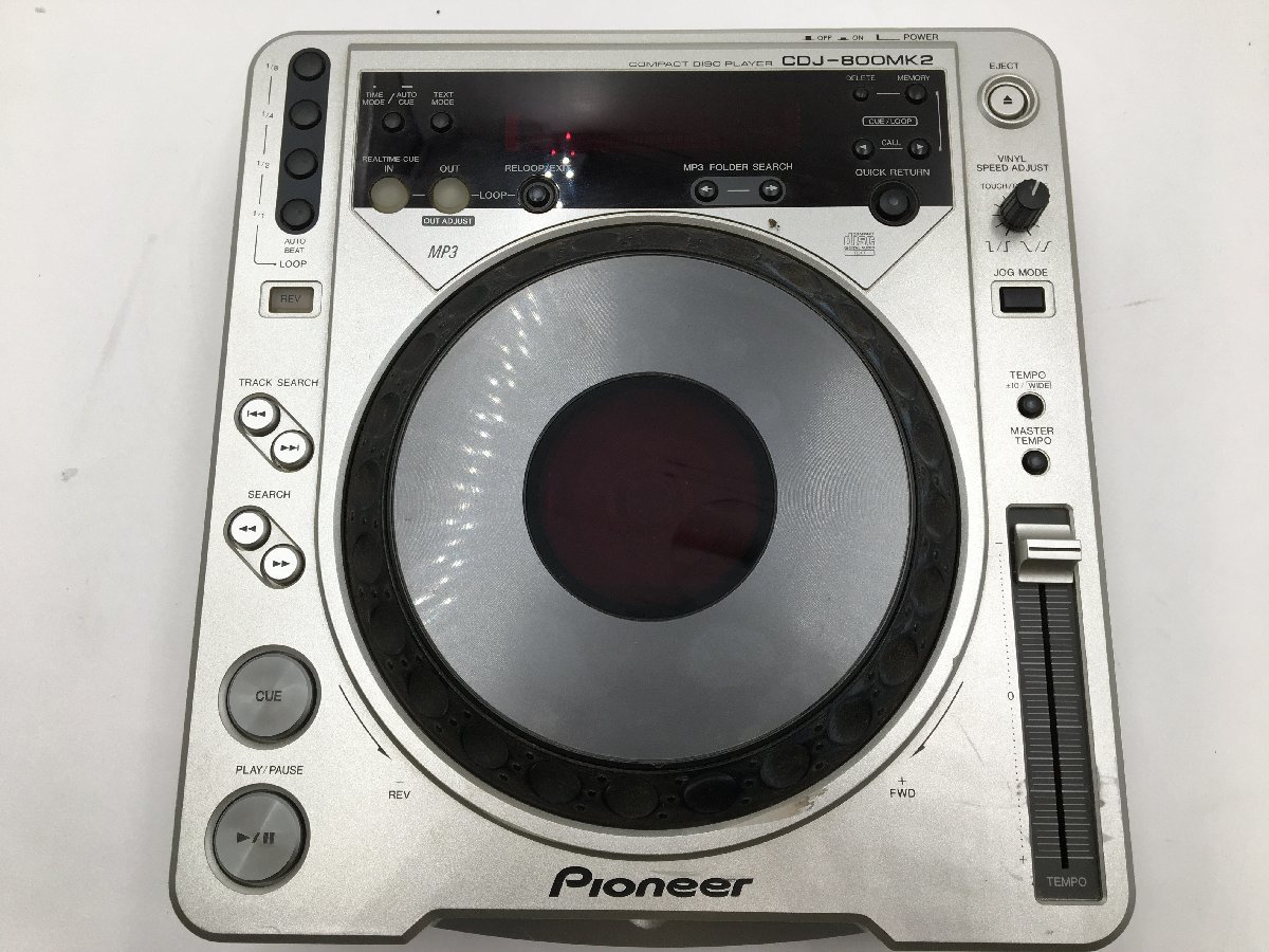 ♪▲【Pioneer パイオニア】CDプレーヤー CDJ-800MK2 0117 3_画像5