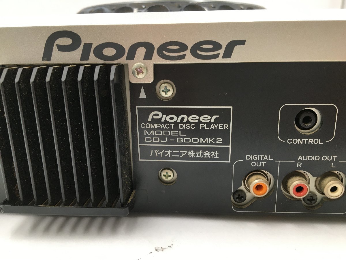 ♪▲【Pioneer パイオニア】CDプレーヤー CDJ-800MK2 0117 3_画像4
