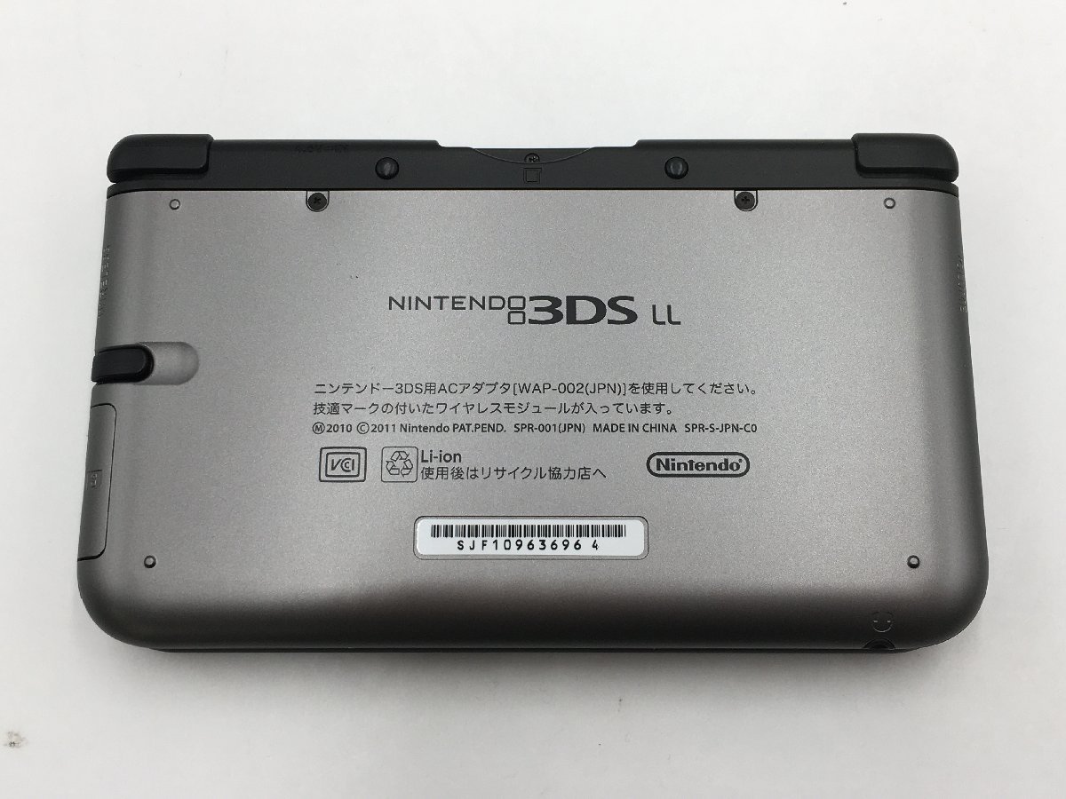 ♪▲【Nintendo ニンテンドー】NINTENDO 3DS LL シルバー×ブラック SPR-001(JPN) 0125 7_画像4