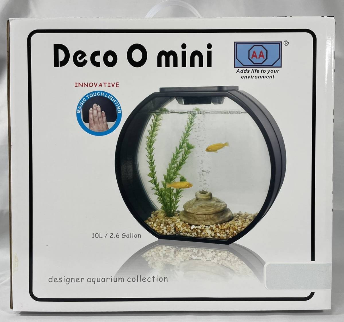 【新品】Deco O mini 水槽セット アクアリウム 10L お部屋のインテリアに最適デザイナーズオールインワン水槽_画像2