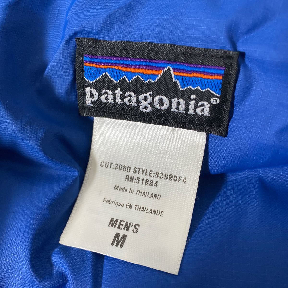 美品 希少 2004 年 限定 パタゴニア パフジャケット M patagonia puff jacket ビンテージ vintage ネイビー ブルー parka_画像5