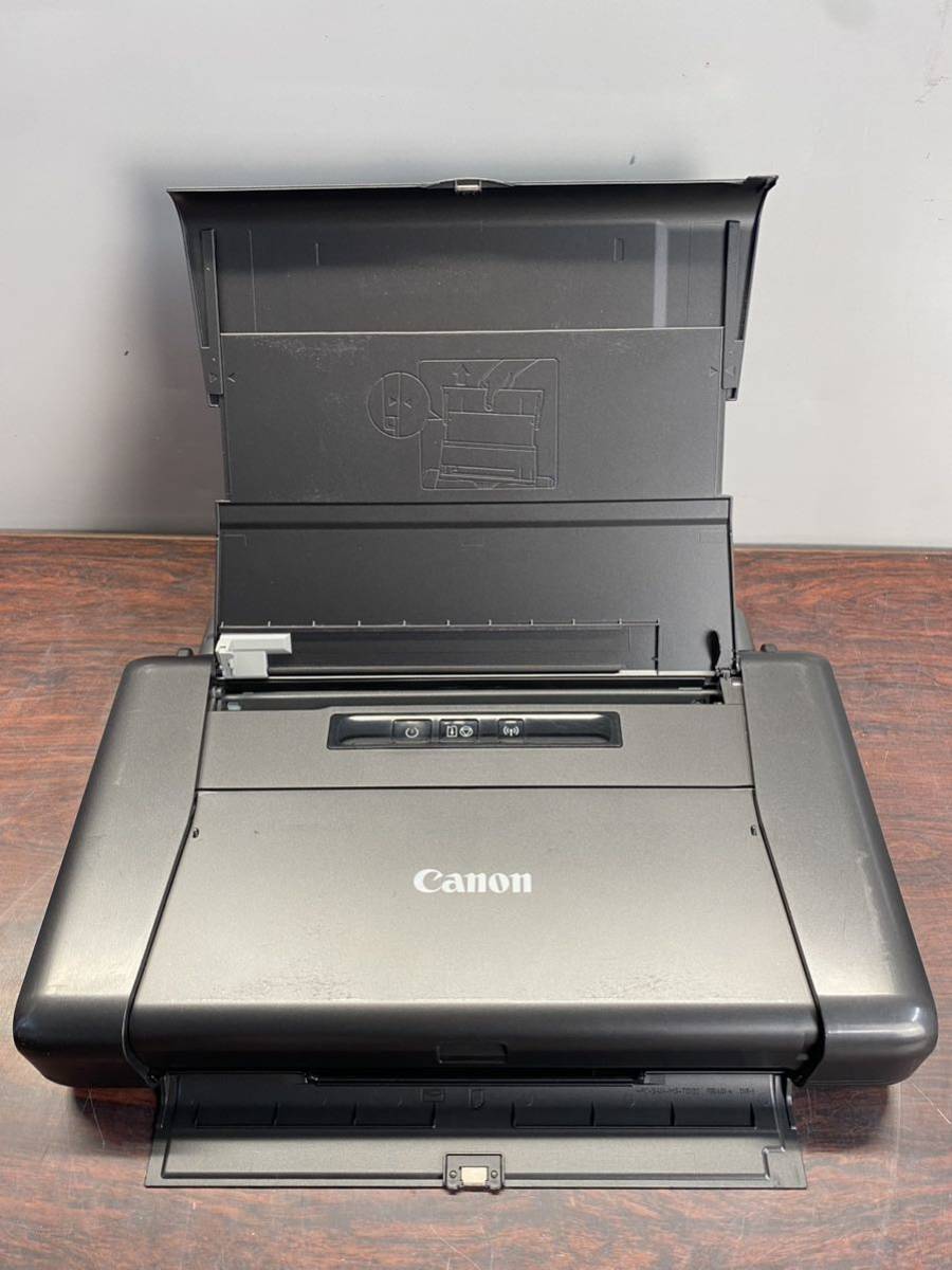 A2738)Canon PIXUS iP110 キャノン インクジェットプリンター カウンター数16751-16800 /AC バッテリー付_画像3