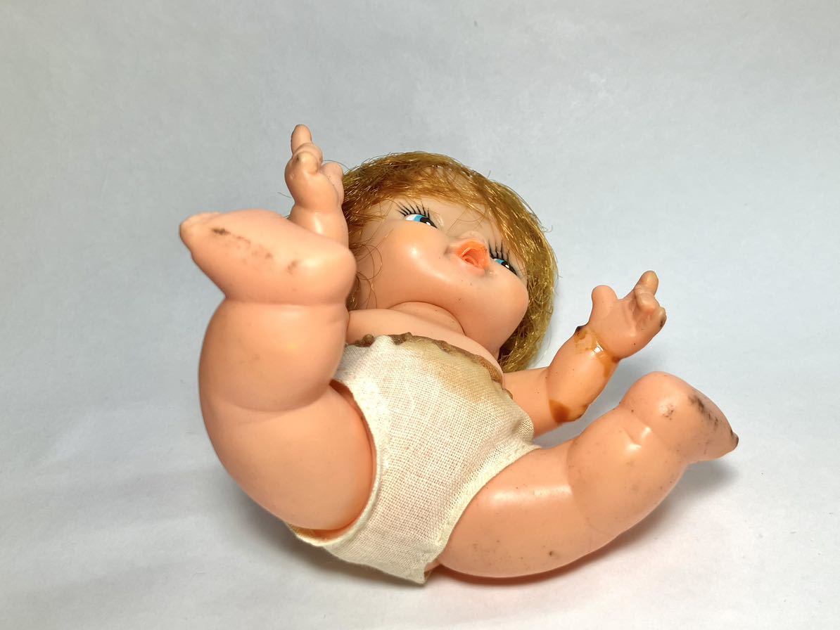 昭和レトロ 当時物 赤ちゃん ソフビ 人形 セット 未使用品 ラバードール お人形 ごっこ おもちゃの画像7