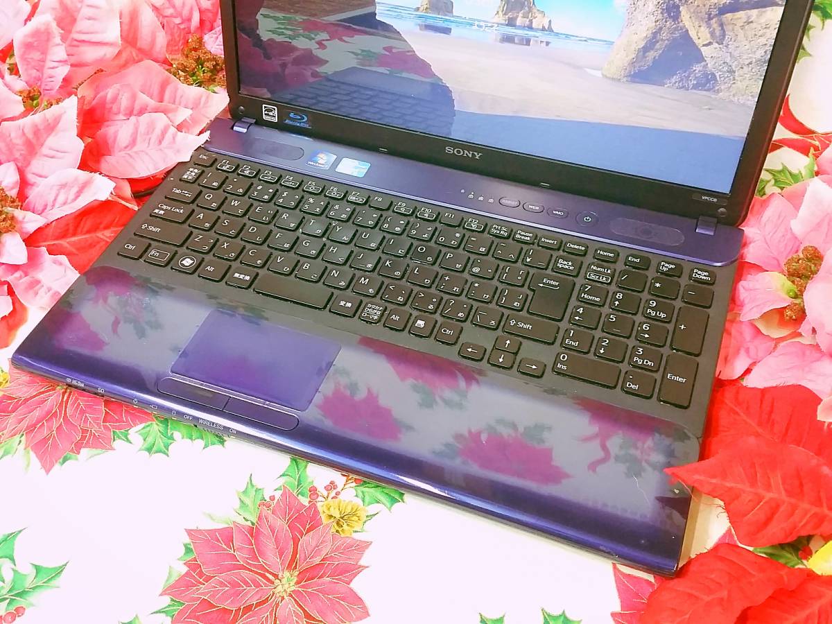 新型Window11搭載/極上品/超大人気/レア色VAIO/2世代Core-i5/ブルーレイ/Webカメラ付き/Bluetooth☆Office/便利なソフト多数/画像編集_画像3