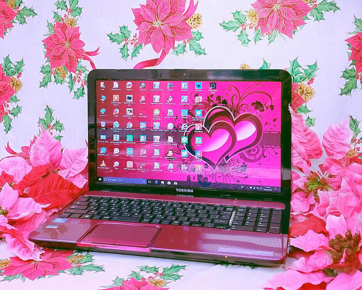 . speed 3 generation Corei7 installing / new goods mouse / Toshiba pink color / Blue-ray / soft great number /tere Work possibility /. speed SSD512/ high speed 8GB/ new model Win11/DVD roasting / office 