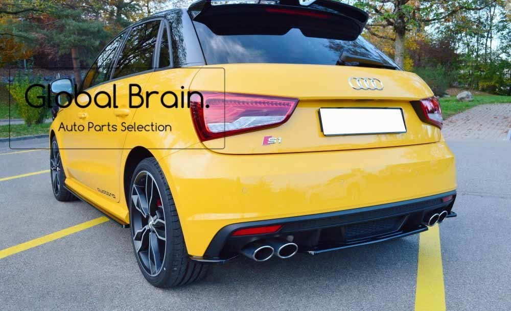  Audi S1 8X 8XA rear side splitter spats / spoiler bumper under diffuser 