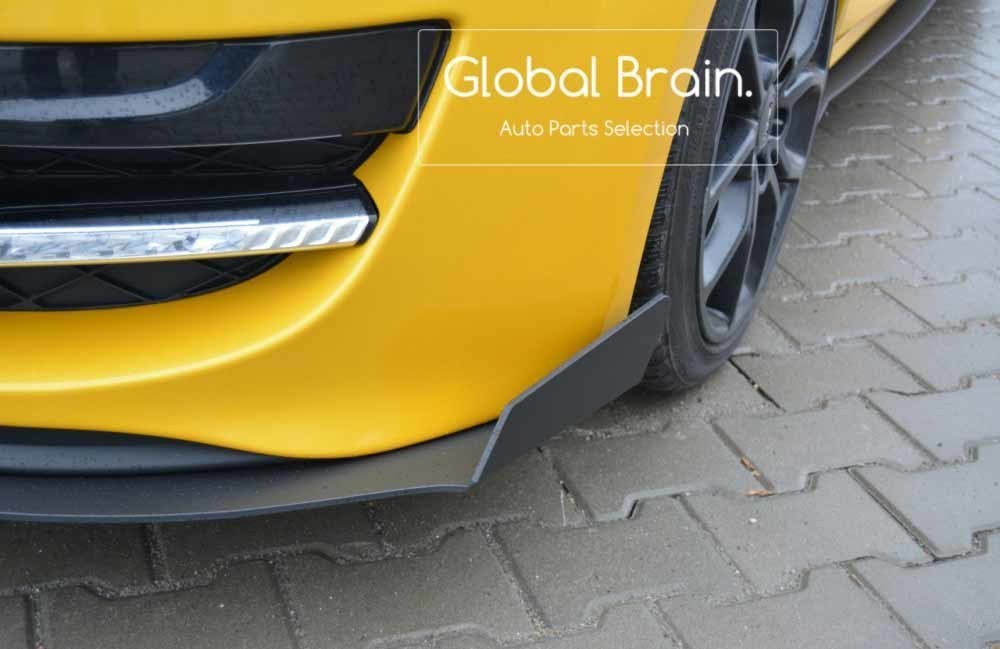 ルノー メガーヌ3 RS フロント バンパー リップ スポイラー/ アンダー スプリッター エプロン バンパー ディフューザー レーシング_画像4