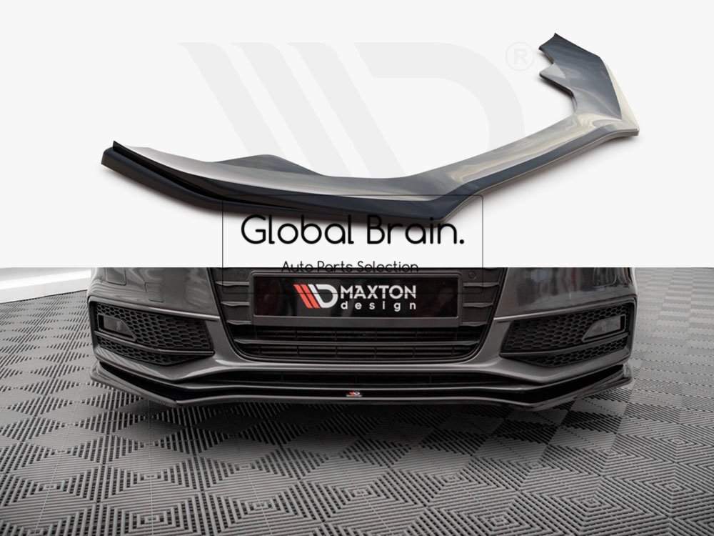  Audi A4 B8 latter term S line / S4 B8.5 front lip spoiler V4/ splitter apron bumper cover diffuser skirt 