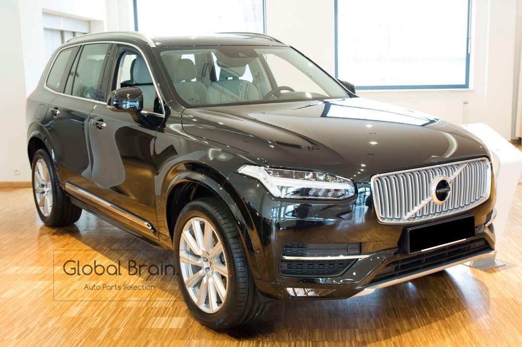 2016- ボルボ XC90 リア バンパー プロテクター ガード/ リア トリム カバー リア ゲート シル スポイラー エアロ ブラック_画像1