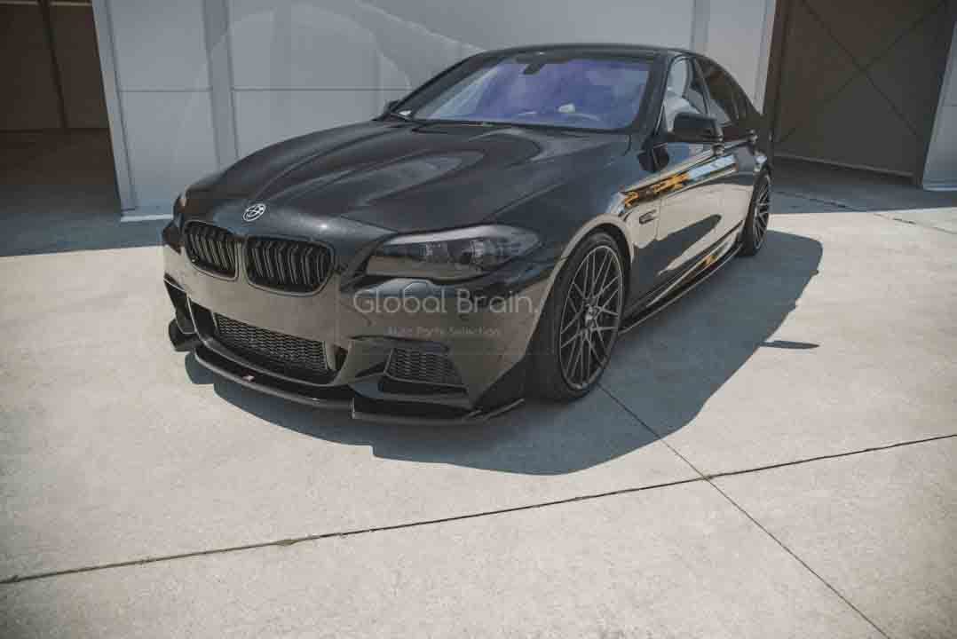 BMW 5シリーズ F10 F11 Mスポーツ フロント リップ スポイラー V3/ バンパー スプリッター エプロン ディフューザー_画像1