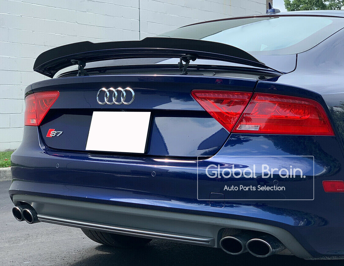  Audi A7 S7 RS7 rear trunk spoiler / duck tail lip cover trim diffuser aero original color painting possible 