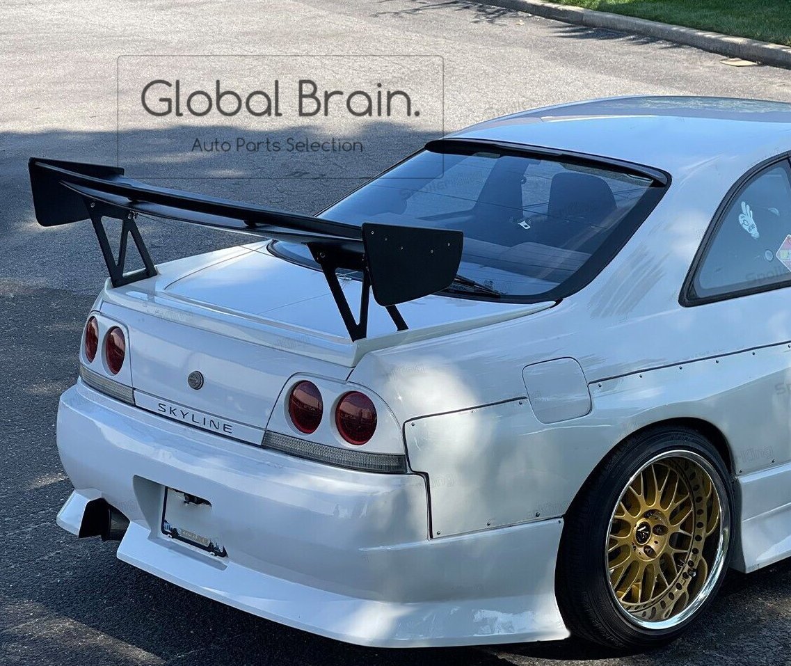 1993-1998 日産 スカイライン R33 リア ルーフ スポイラー / ルーフ リップ エクステンション ウイング カバー ルーフ バイザー_画像1