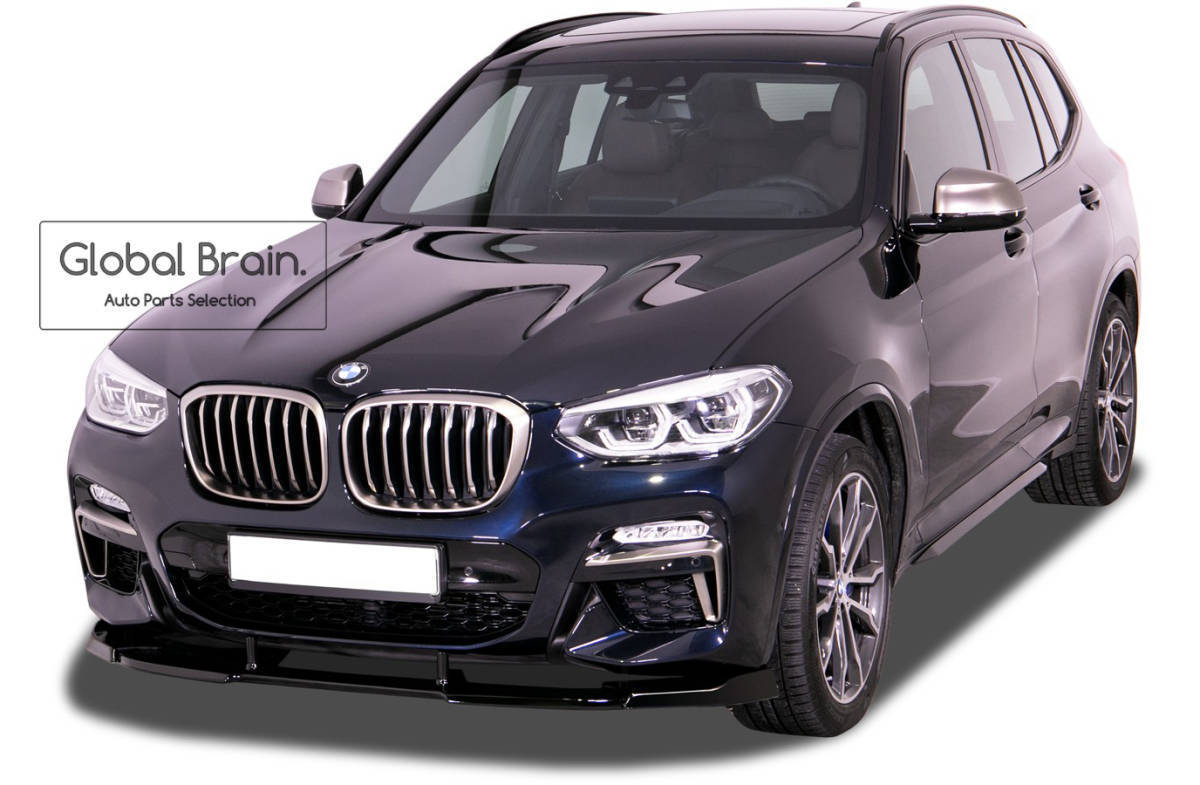 BMW X3 G01 X4 G02 Mスポーツ フロント スプリッター / リップ スポイラー エプロン バンパー カバー ディフューザー スカート エアロ_画像2