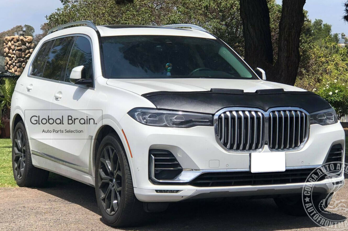 BMW X7 G07 ノーズブラ ボンネット フードブラ/ フロント バンパー エンド マスク スポイラー カバー バグ トリム USDM_画像3