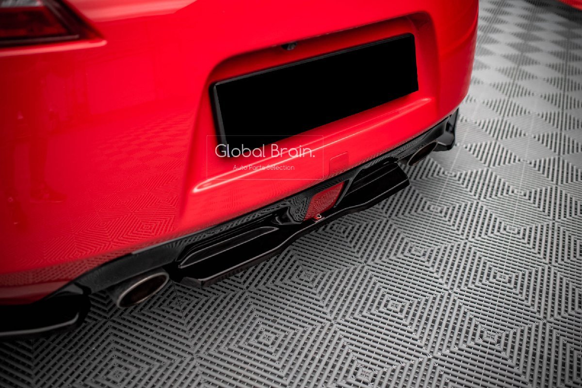 2012- 日産 フェアレディZ 370Z Z34 後期 リア センター ディフューザー /リア スプリッター スポイラー バンパー バランス アンダー カバ_画像3