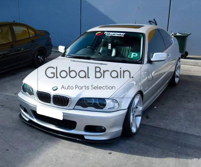 BMW 3シリーズ E46 Mスポーツ フロント リップ スポイラー / スプリッター エプロン バンパー ディフューザー カバー エアロ_画像7