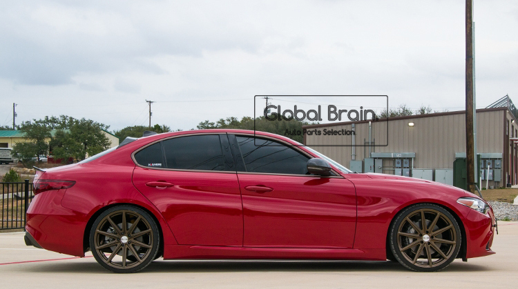  Alpha Romeo Giulia carbon rear roof spoiler / splitter lip Wing cover trim diffuser aero 