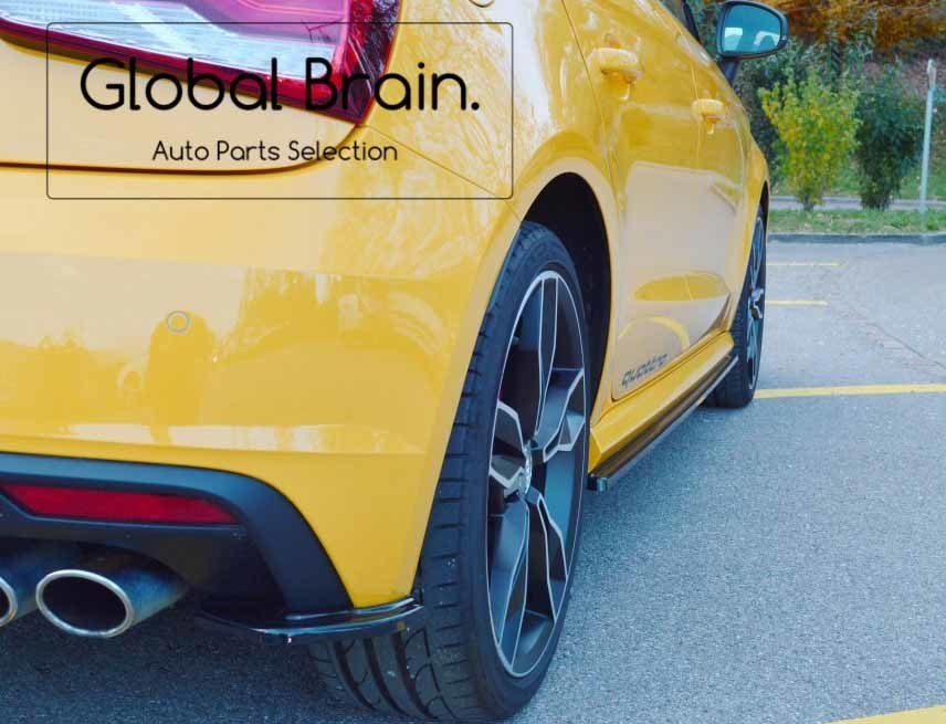  Audi S1 8X 8XA rear side splitter spats / spoiler bumper under diffuser 