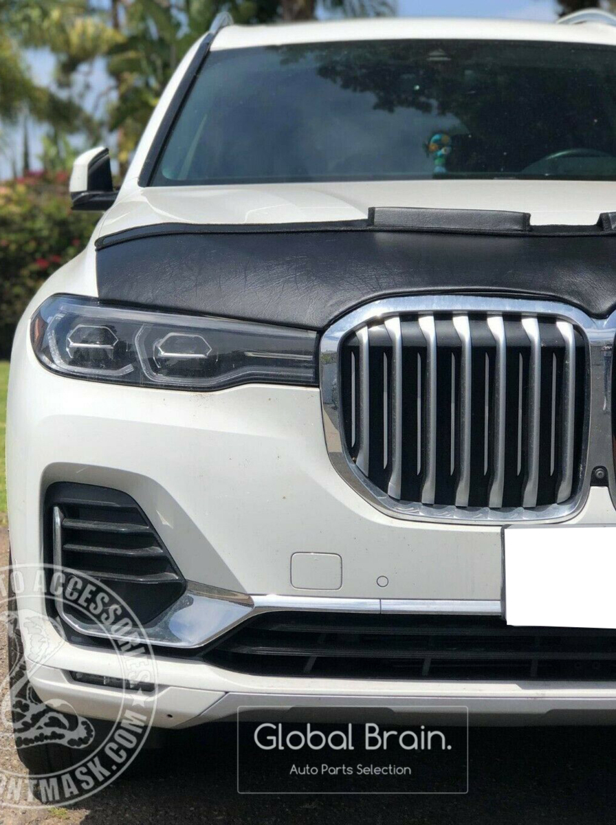 BMW X7 G07 ノーズブラ ボンネット フードブラ/ フロント バンパー エンド マスク スポイラー カバー バグ トリム USDM_画像10