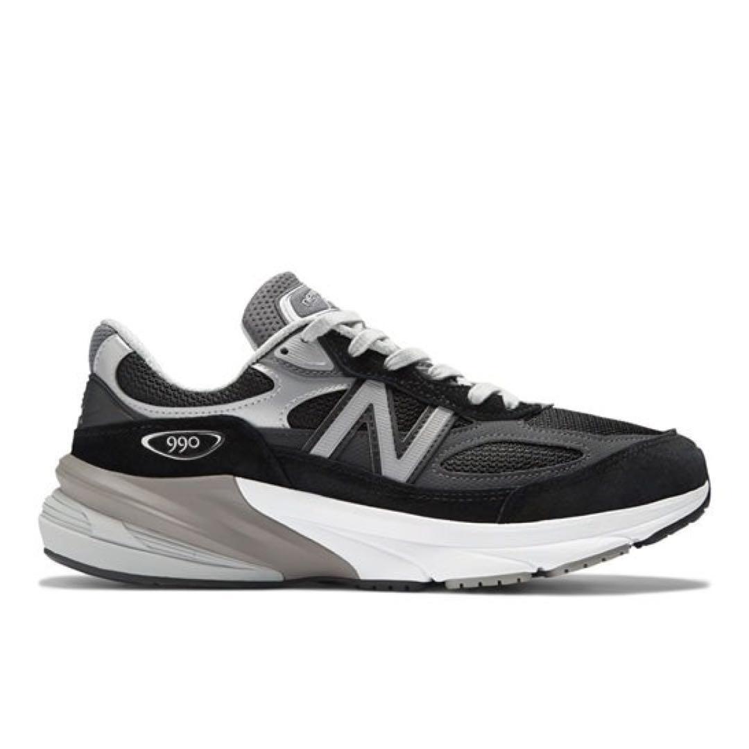 NEWBALANCE ニューバランス M990BK6 990V6 ブラック メンズスニーカー US11_画像2