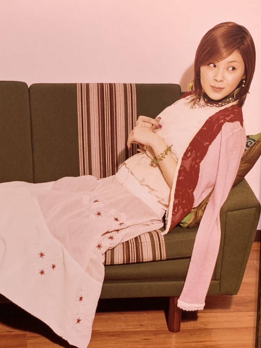 額装品★松浦亜弥②★1番無敵にかわいかった頃のあやや★桃色の片想い★当時印刷物★色紙サイズ★額入り★ ね〜え ★送料込み_画像3