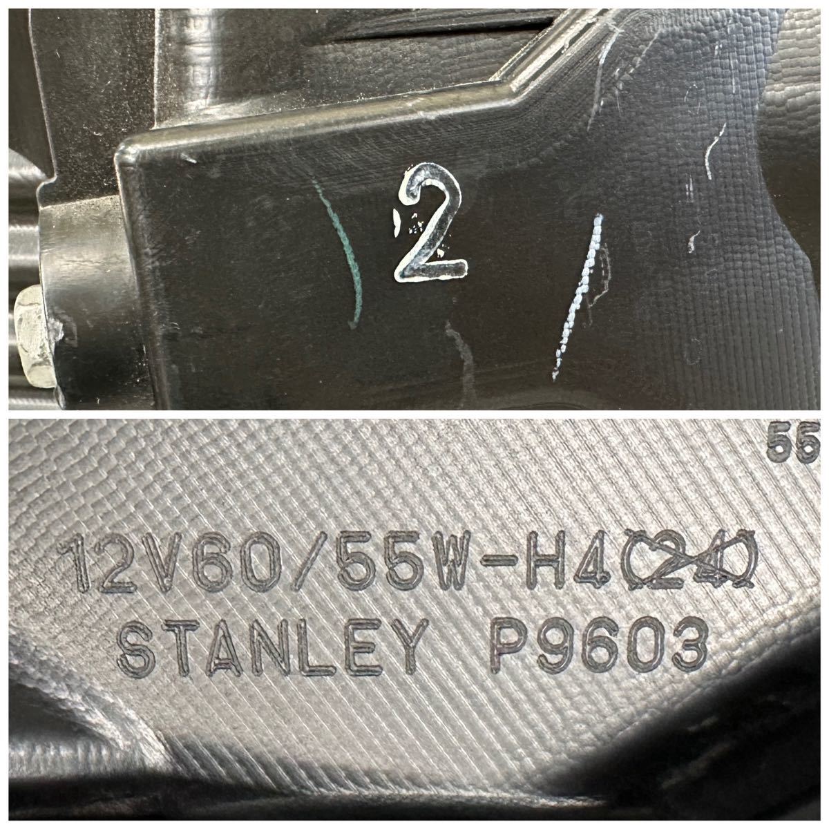 50704 フィット GE6 後期 純正 左 ヘッドライト ハロゲン STANLEY P9603 刻印 2_画像10