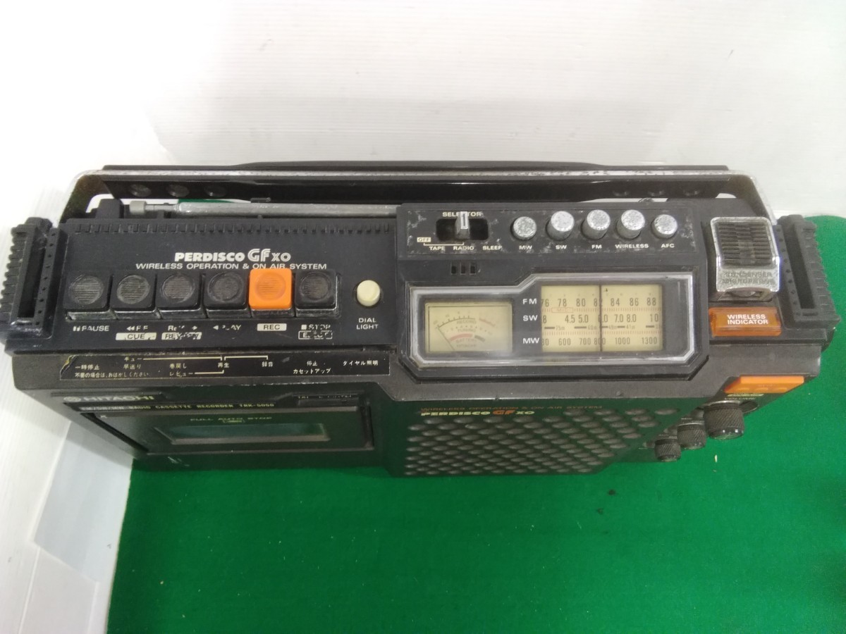 g_t Q466 HITACHIFM/SW/MWラジカセ(TRK-5050)★AV機器★オーディオ機器★カセットデッキ★ラジカセ☆日立_画像5