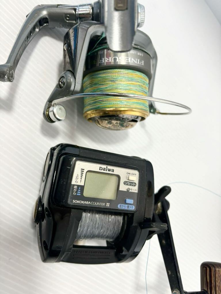 釣具 釣り具 リール SHIMANO DAIWA x300 X300PINESURF30 シマノ GL-S1000 CHINUspecial1000ダイワ Daiwa GS-8000 10点　まとめ_画像2