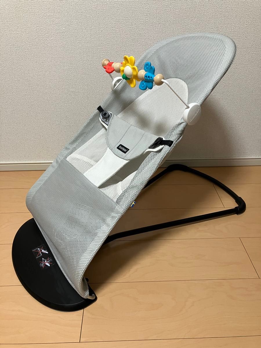 BABYBJORN ベビービョルン バウンサー メッシュ ホワイト　バウンサートイセット